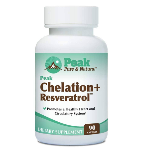 Peak Pure & Natural Peak Chelation+ Resveratrol Capsules