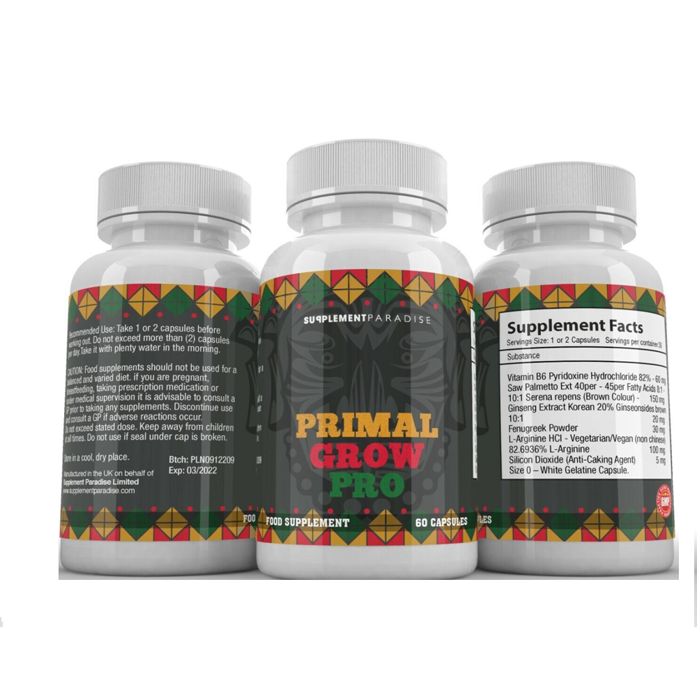 Primal Grow Pro Capsules, Male Enhancement,