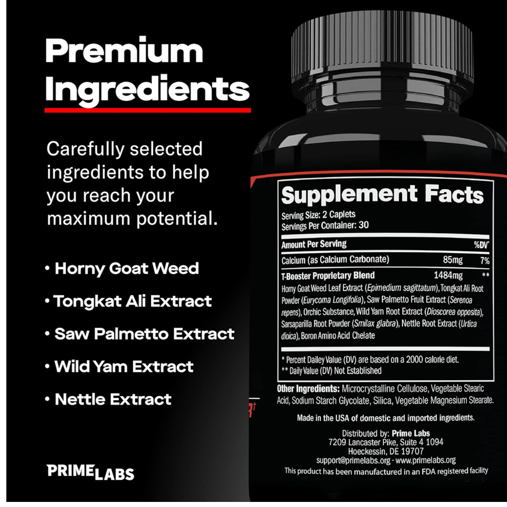 Prime Labs Men's Testosterone Booster