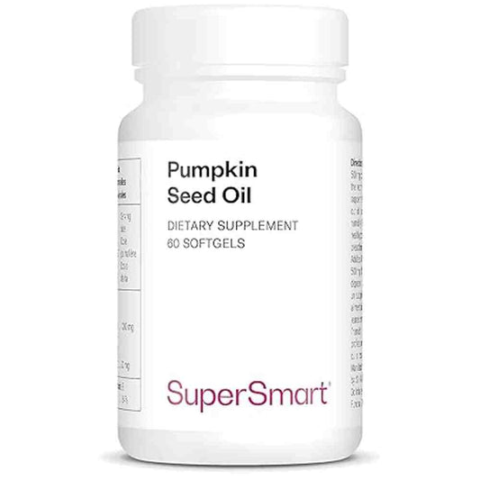 SuperSmart Pumpkin Seed Oil – Supports Prostate | 60 Softgels