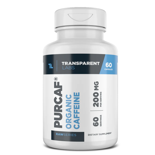 Pure Organic Caffeine Capsules | Transparent Labs