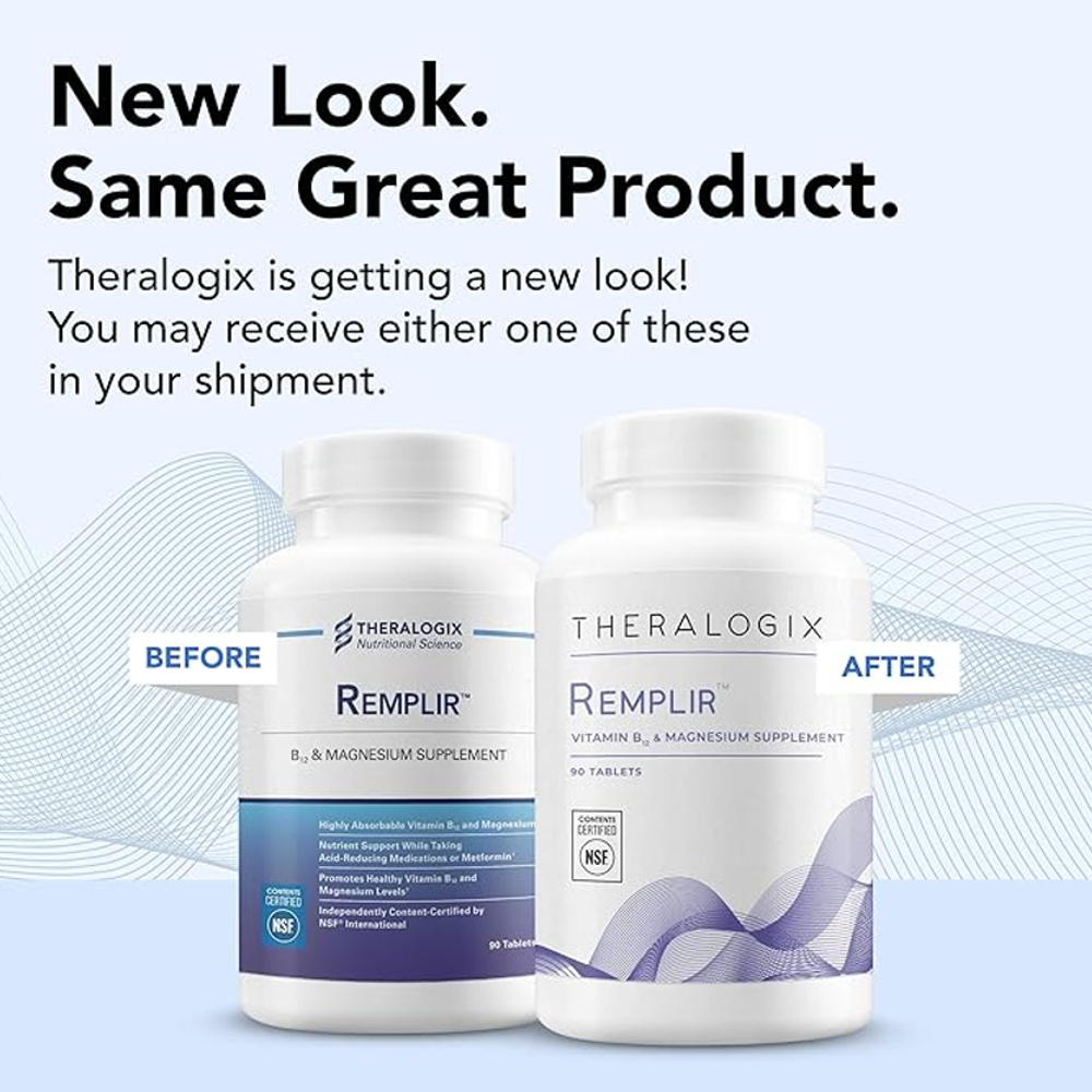 Theralogix Remplir – Vitamin B12 and Magnesium for Energy & Wellness