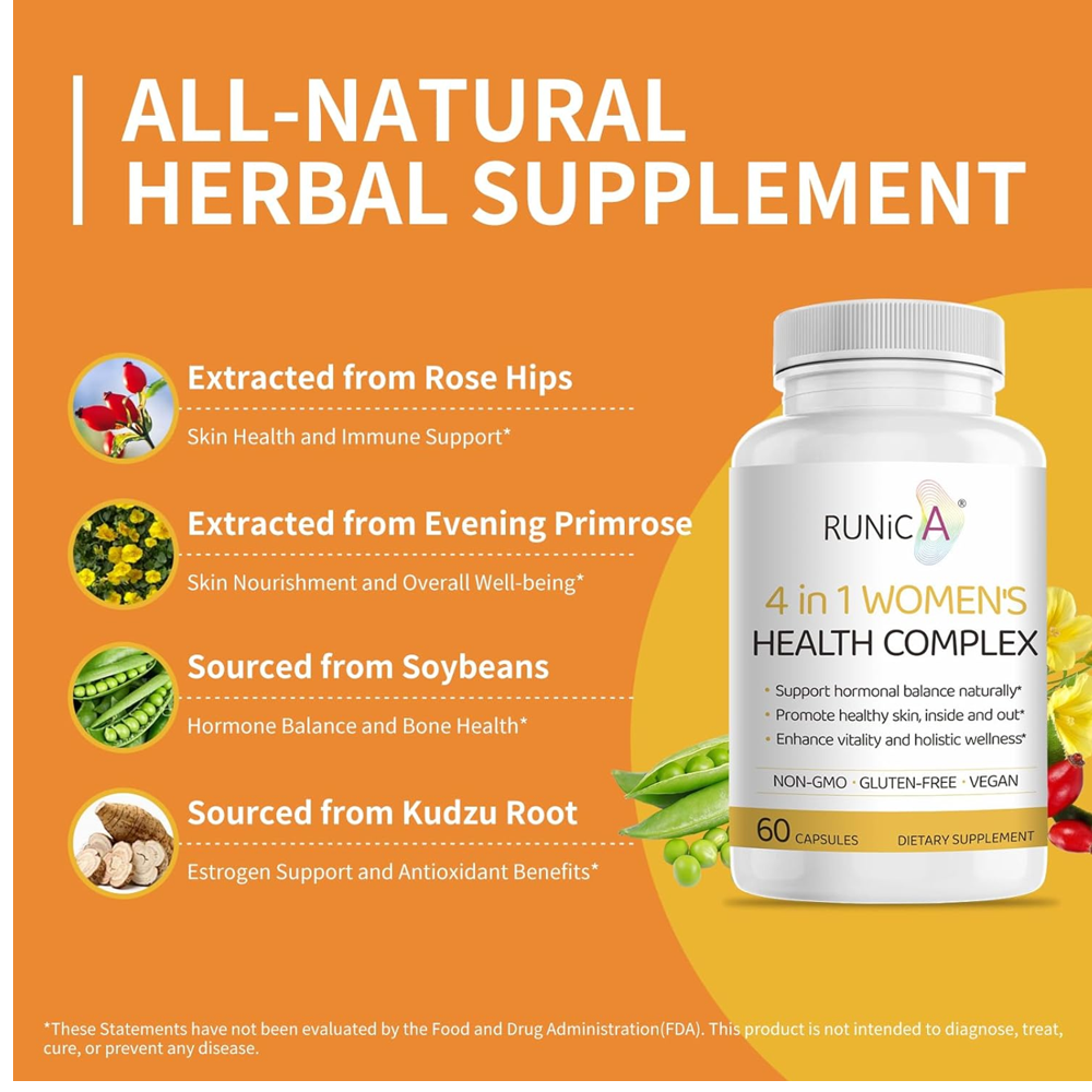 RUNICA 4-in-1 Women's Health Complex Capsules