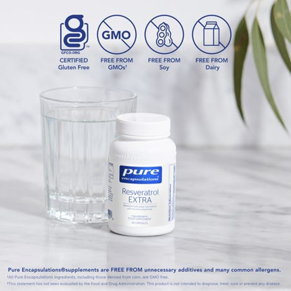 Pure Encapsulations Resveratrol EXTRA – Antioxidant Support 60 Capsules