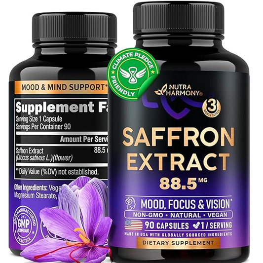 Nutra Harmony Saffron Extract – Mood, Focus & Vision Support