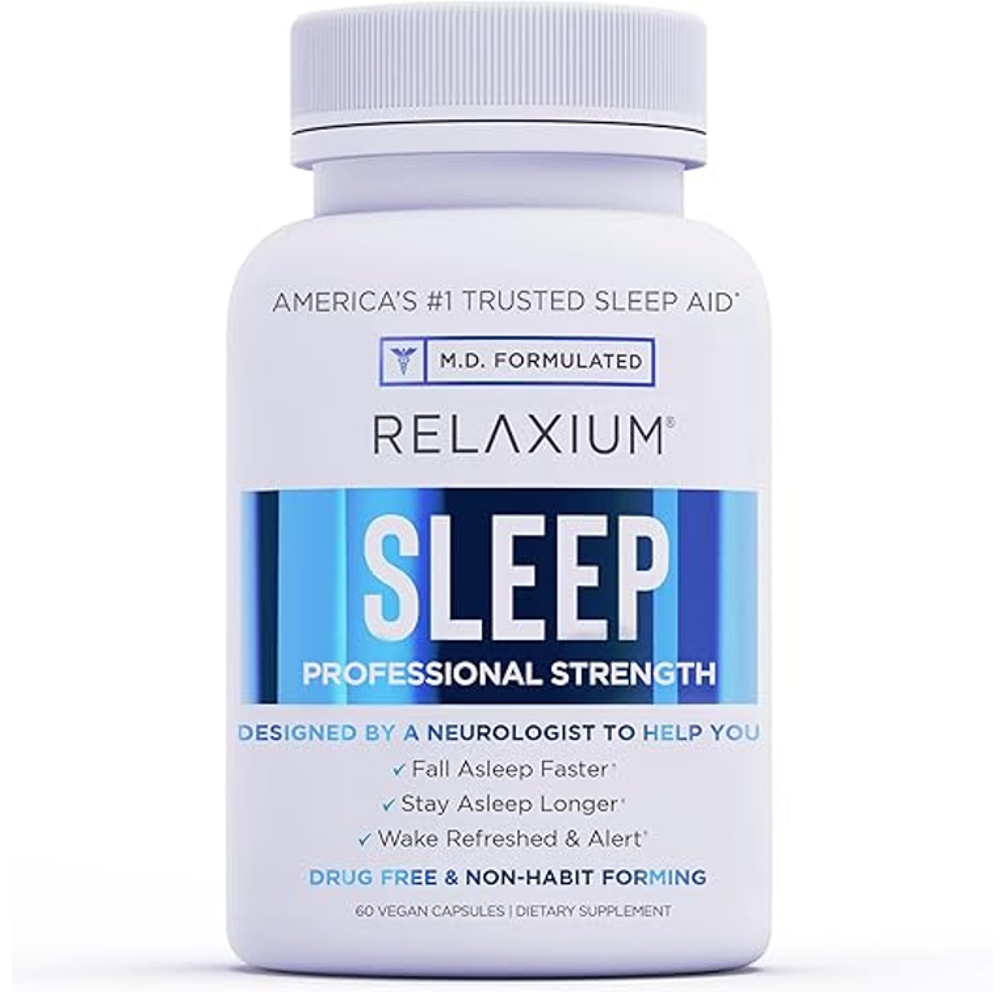 Bcuelov® Gentle Sleep –  Natural Sleep Aid (120 Vegan Capsules)