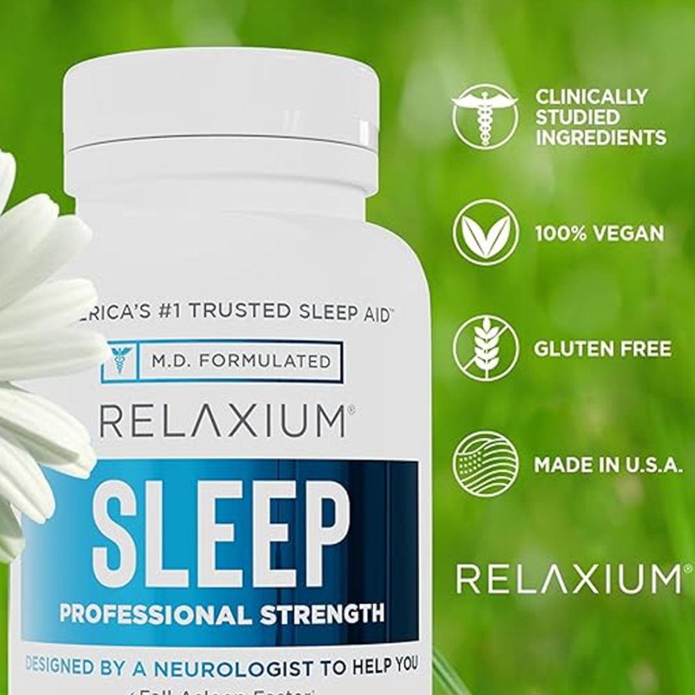 Bcuelov® Gentle Sleep –  Natural Sleep Aid (120 Vegan Capsules)