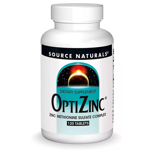 Source Naturals OptiZinc – Zinc Methionine Complex | 60 Tablets Pakistan