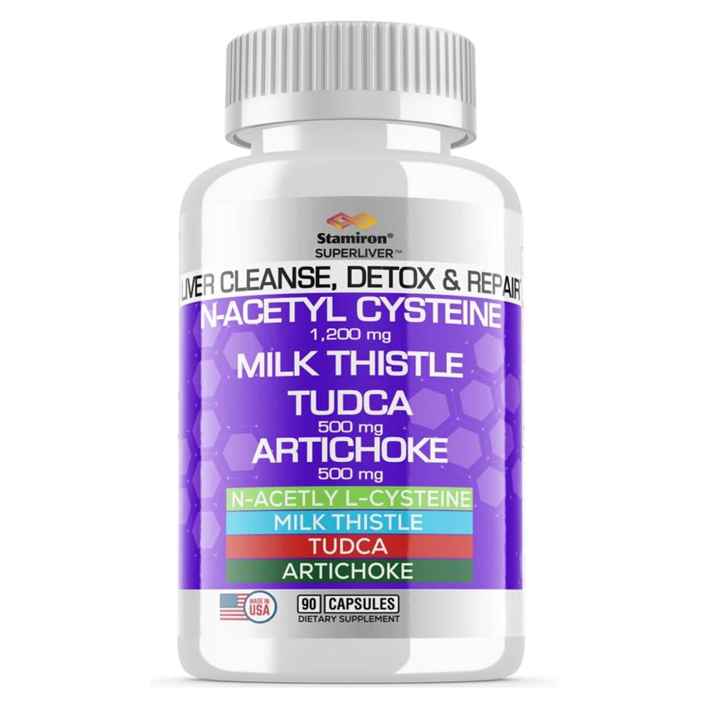 Stamiron Nac 1200Mg Milk Thistle 10000Mg Tudca 500Mg