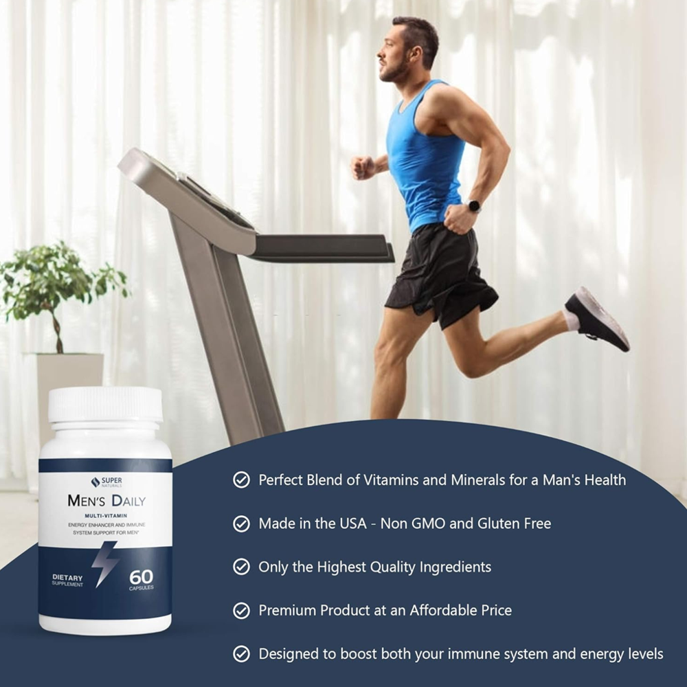 Super Naturals Men's Daily Multivitamin Capsules