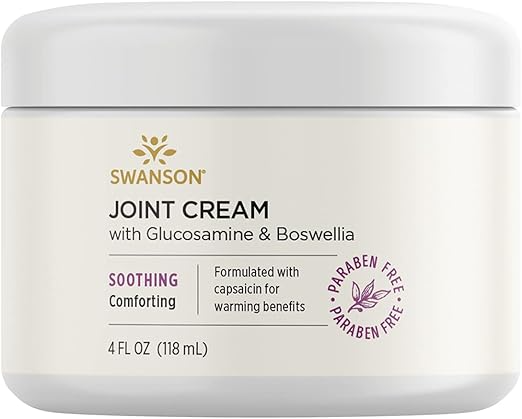 Swanson Joint Cream with Glucosamine & Boswellia  | Soothing Comfort