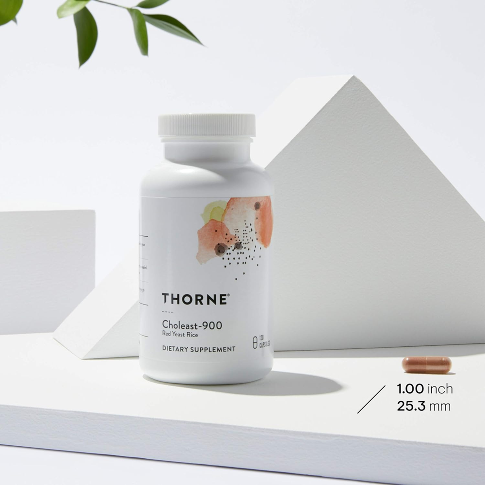 THORNE Choleast-900 - 900 mg Capsules - Red Yeast Rice Extract