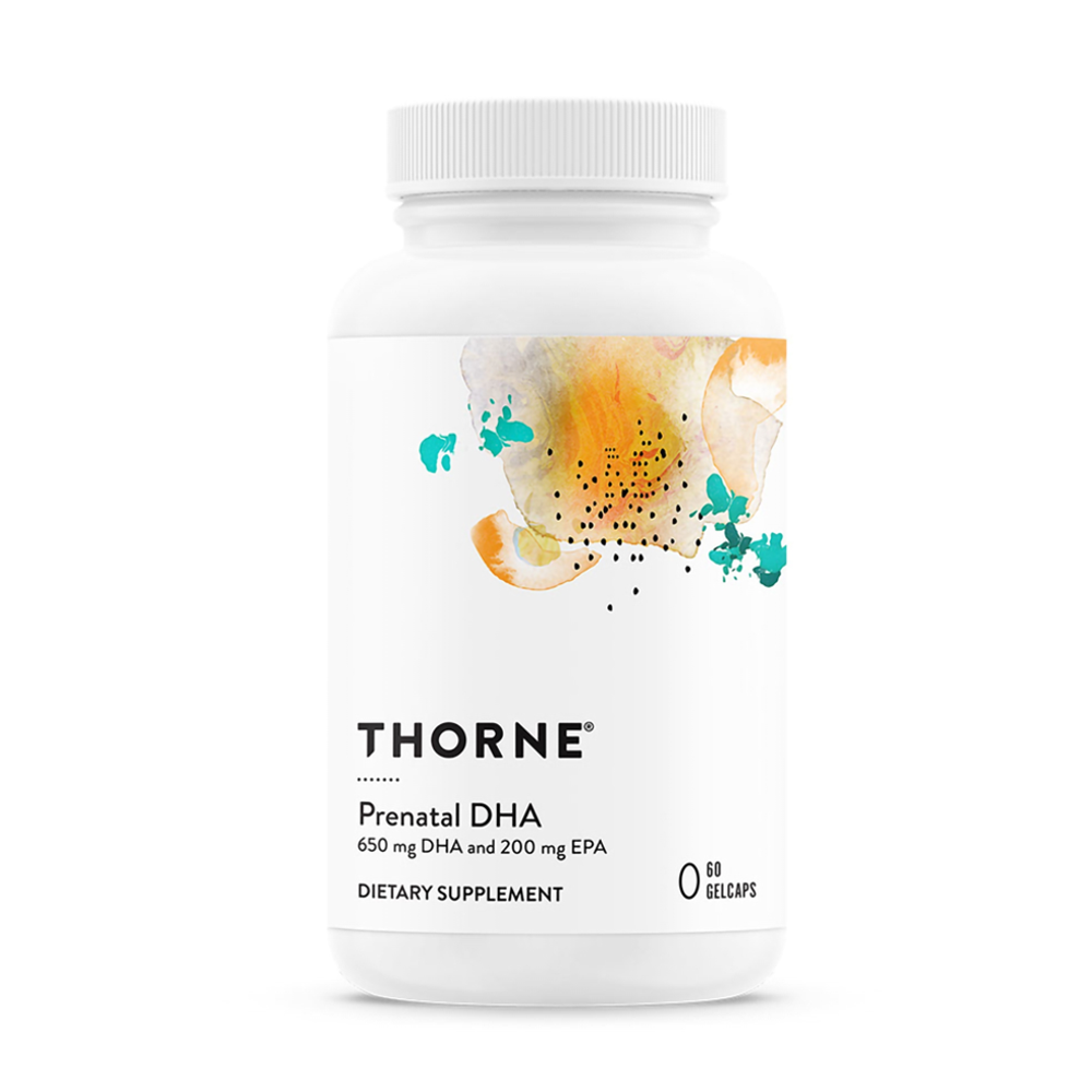 THORNE Prenatal DHA Capsules - 650 mg DHA and 200 mg of EPA