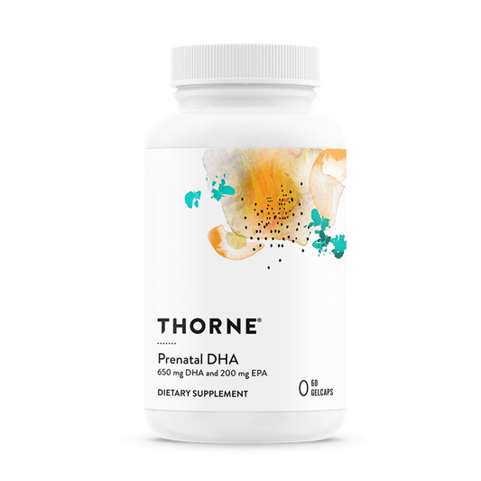 THORNE Prenatal DHA Capsules - 650 mg DHA and 200 mg of EPA
