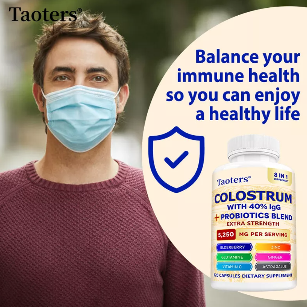 Taoters® Colostrum Probiotics – Immune & Gut Health Support
