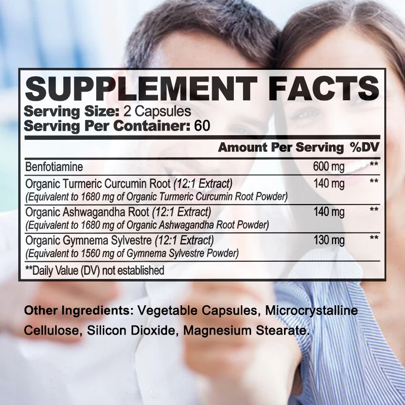 Taoters Benfotiamine Curcumin 140 Mg Capsules