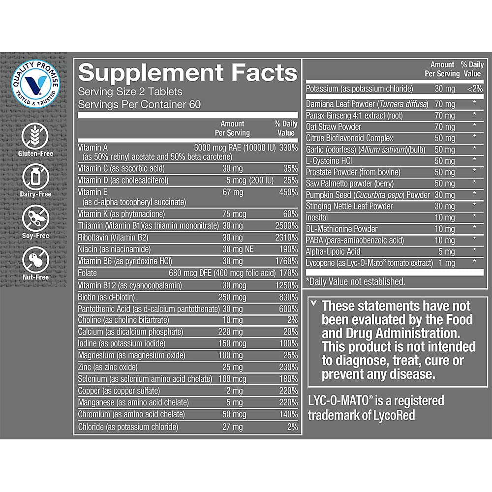 The Vitamin Shoppe Especially for Men Capsules