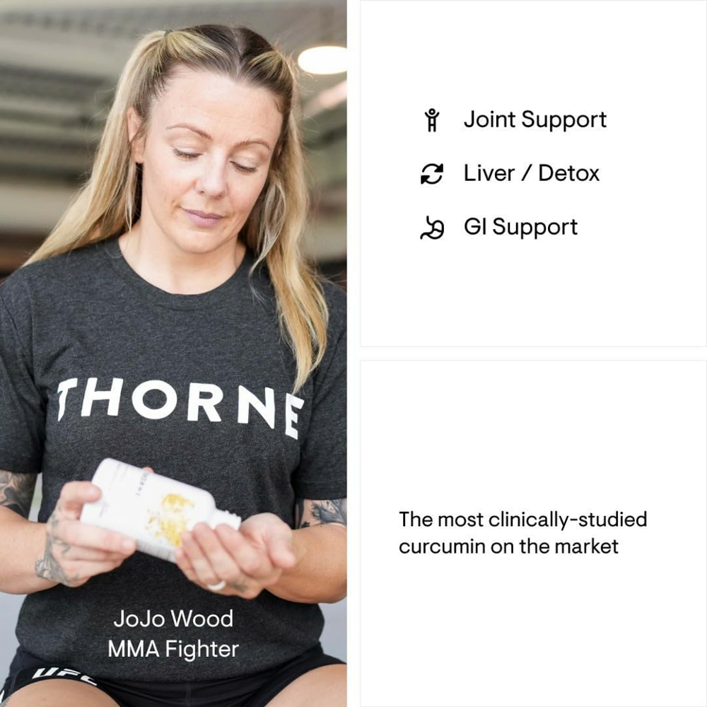 Thorne Curcumin Phytosome 500 mg Capsules - Sustained Release