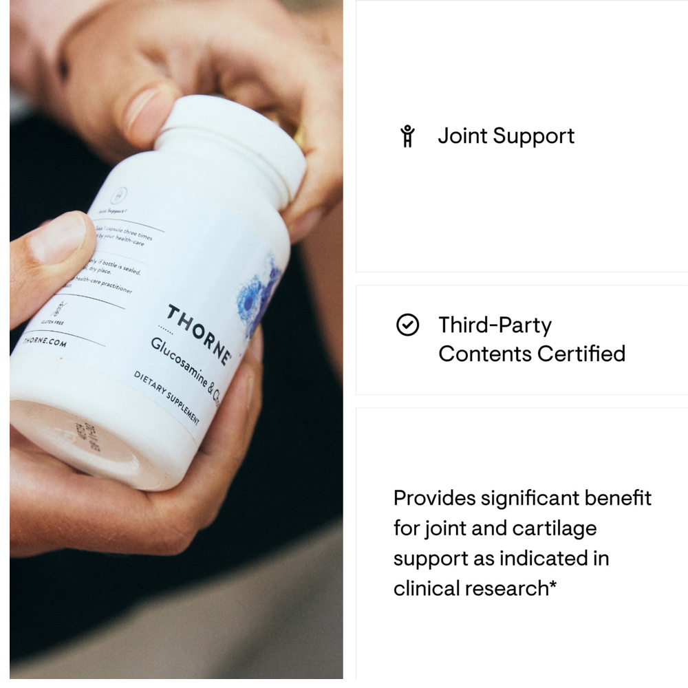Thorne Glucosamine & Chondroitin Capsules