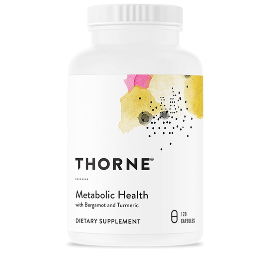 Thorne Metabolic Health with Bergamot and Turmeric Capsules