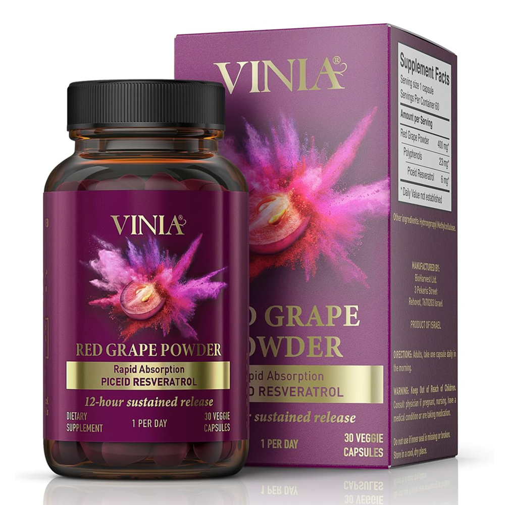 Vinia Red Grape Powder Piceto Resveratrol