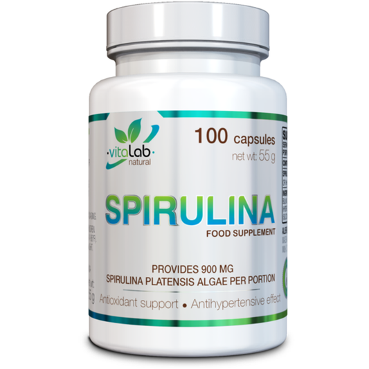 Vitalab Natural Spirulina – 900mg Antioxidant 100 Capsule