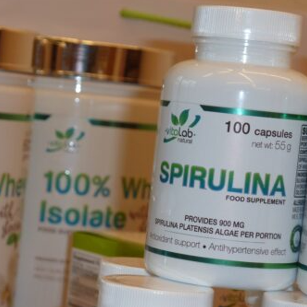 Vitalab Natural Spirulina – 900mg Antioxidant 100 Capsule