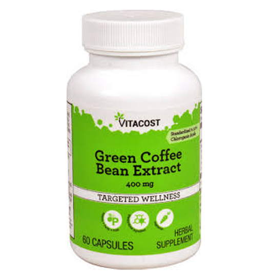 Vitacost Green Coffee Bean Extract 400mg Capsules