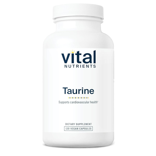 Vital Nutrients Taurine – Cardiovascular Support | 120 Capsules