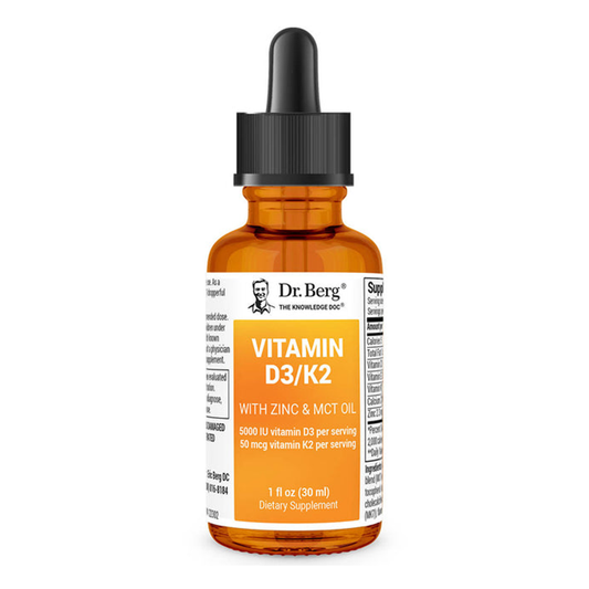 Dr. Berg Vitamin D3 & K2 with Zinc & MCT Oil