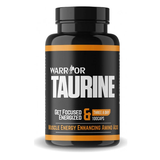 Warrior Taurine | Muscle Energy & Focus Support | 100 Capsules