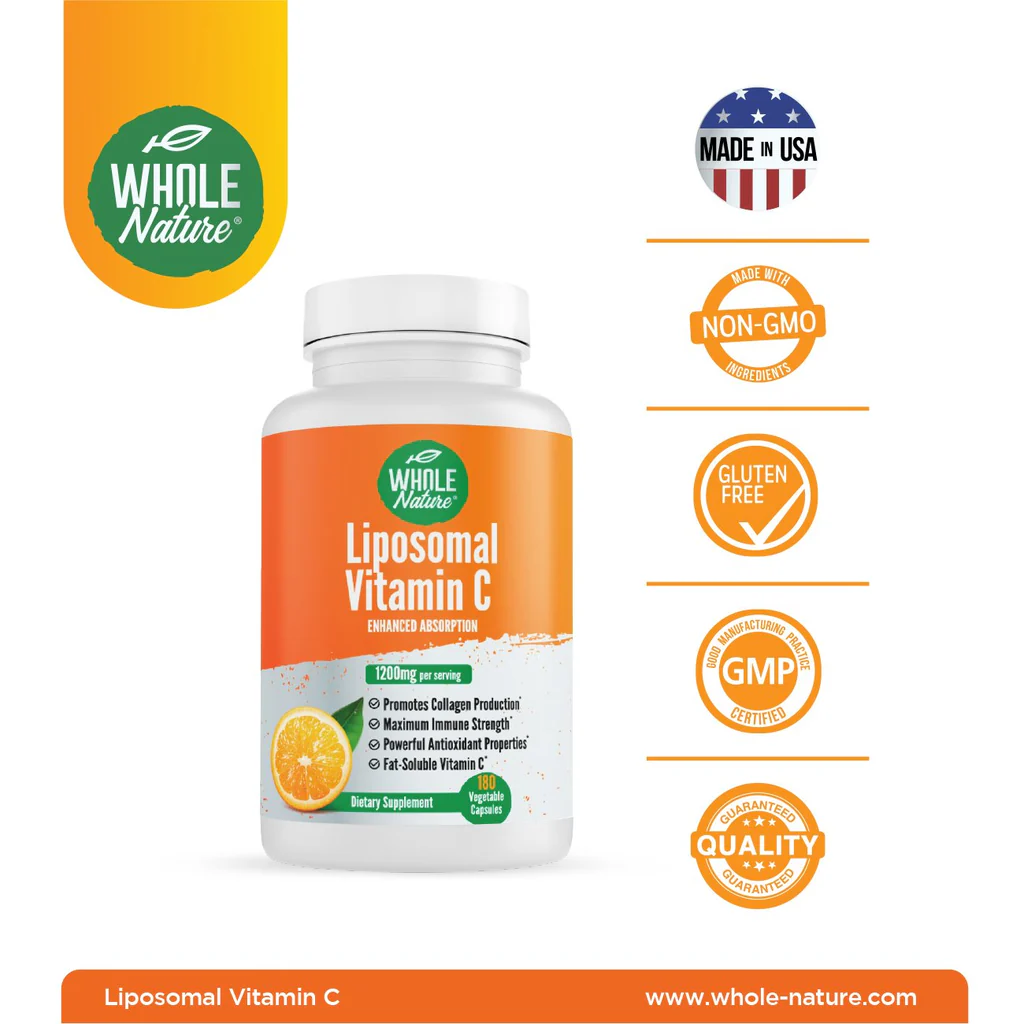 Whole Nature Liposomal Vitamin C 1200 mg