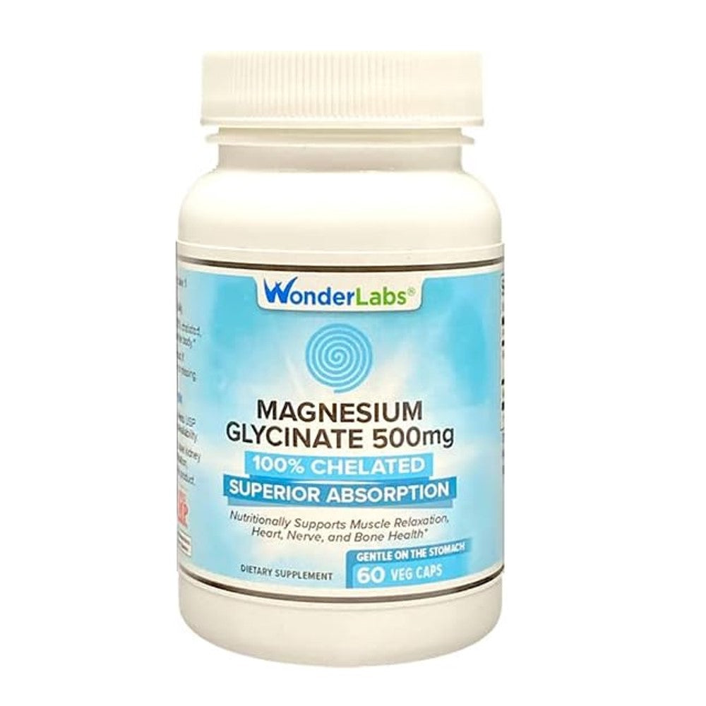 Wonder Labs Magnesium Glycinate 500 Mg Capsules