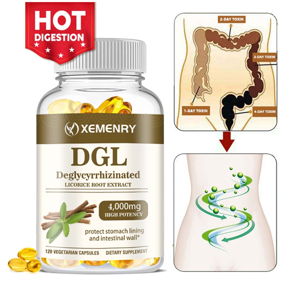 XEMENRY DGL Deglycyrrhizinated Licorice Extract 4000mg