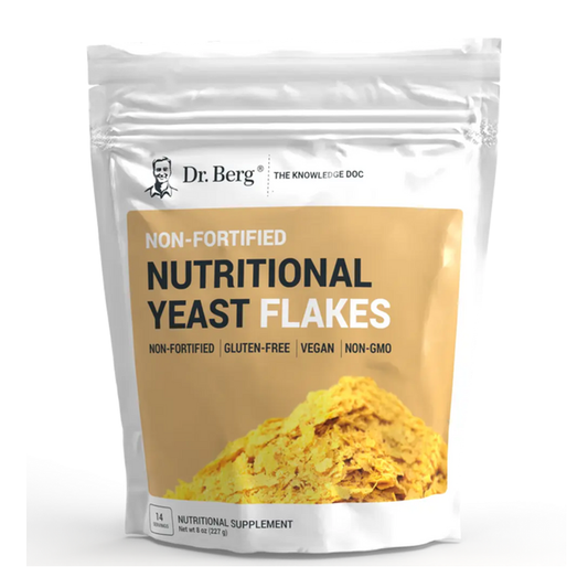 Dr. Berg Nutritional Yeast Flakes – Pure, & Vegan