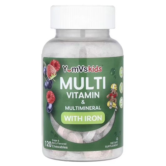 YumVs, Kids™ Multivitamin tablets & Multimineral with Iron