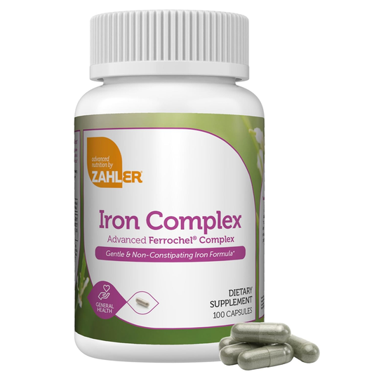 Zahlers Iron Complex Capsules, With Ferrochel