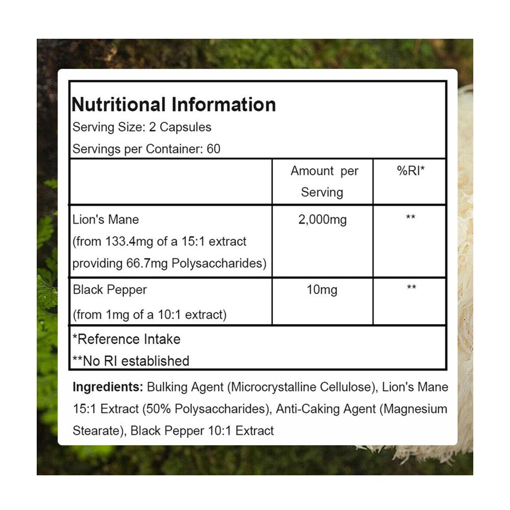 Bunkwell Lion’s Mane Capsules