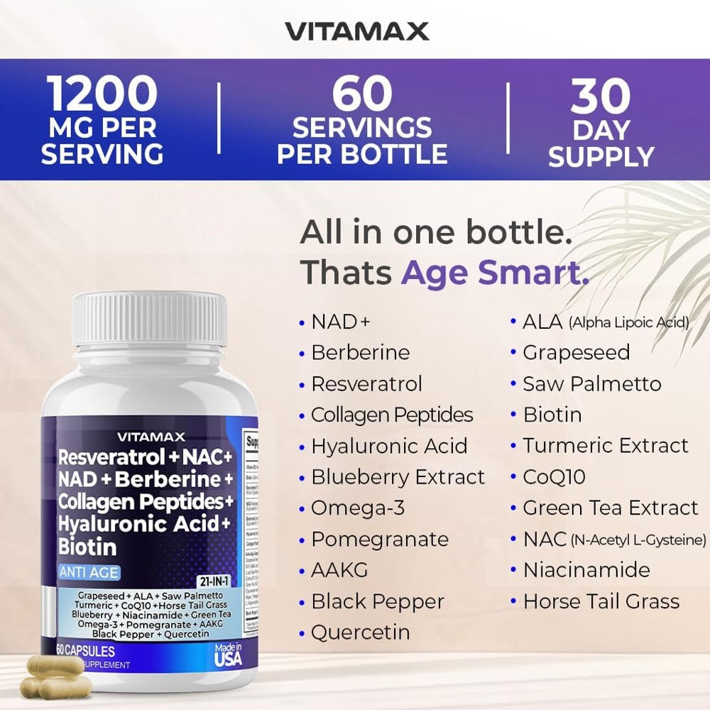 VitaMax Resveratrol Capsules