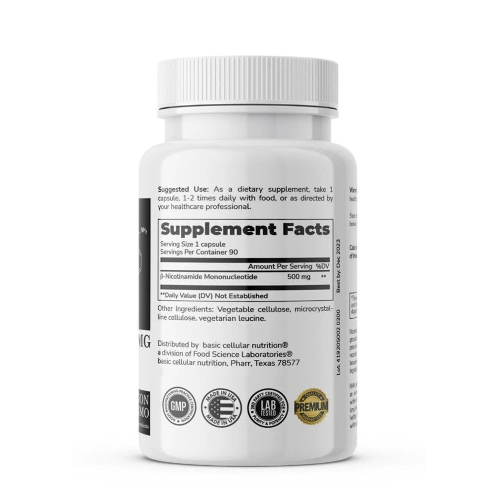 NMN Basic Cellular Nutrition Capsules