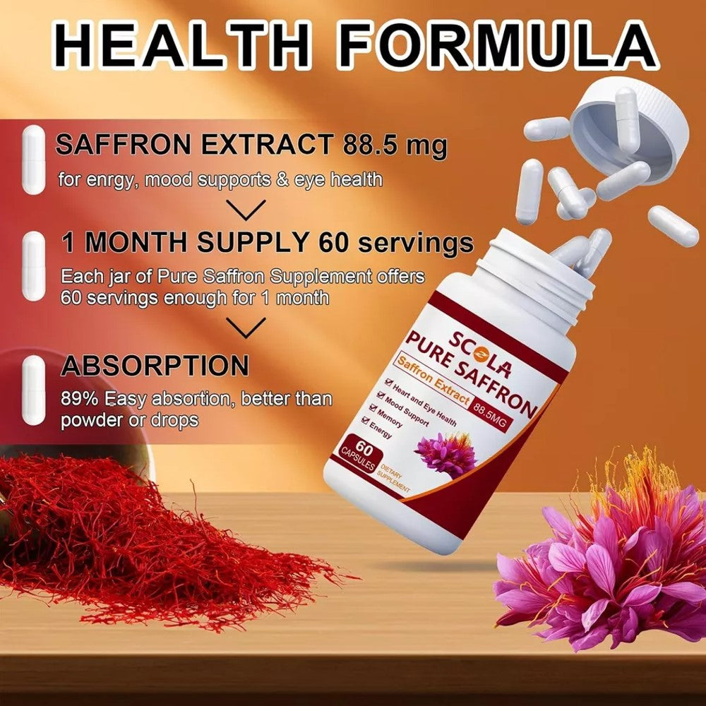 Scola Pure Saffron Capsules