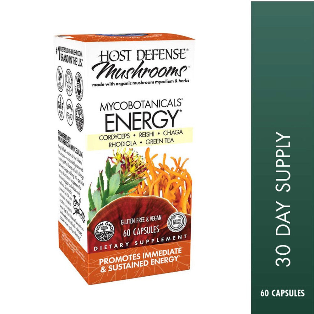 Host Defense Mushrooms Microbotanical Energy Capsules