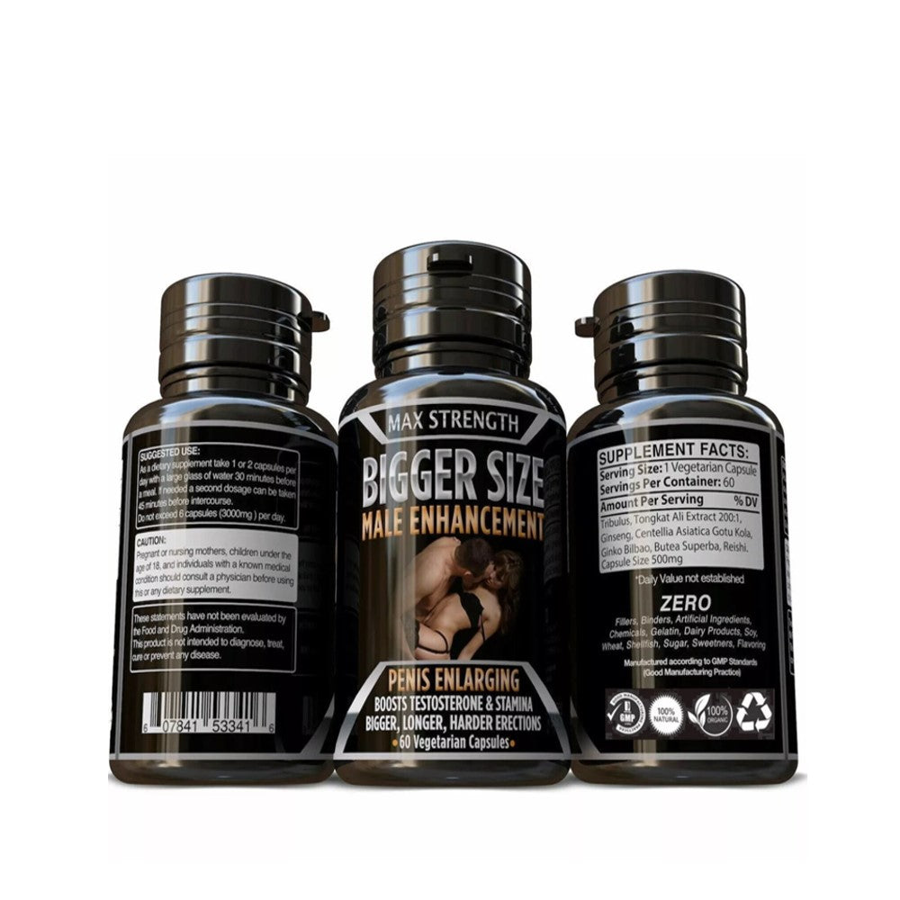 Max Strength Bigger Size Male Enhancement Capsules