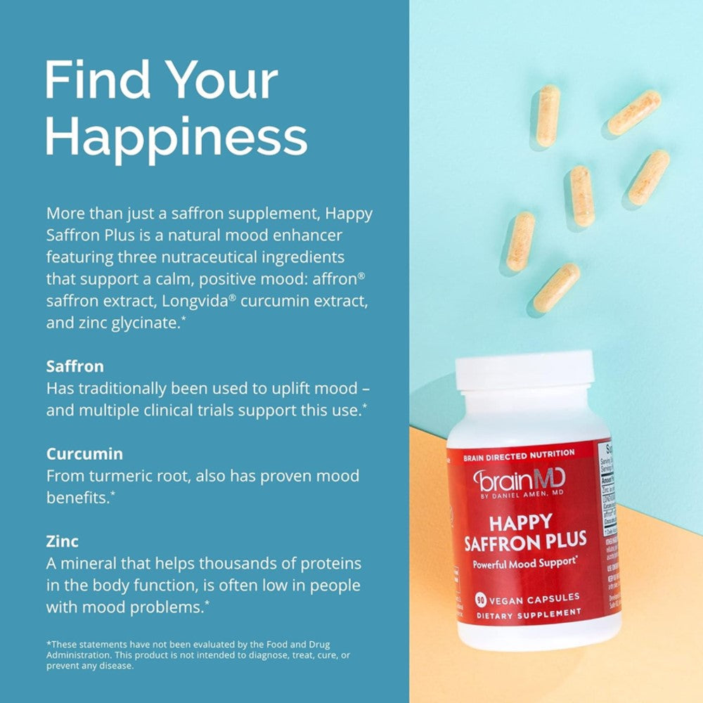 BrainMD Happy Saffron Plus