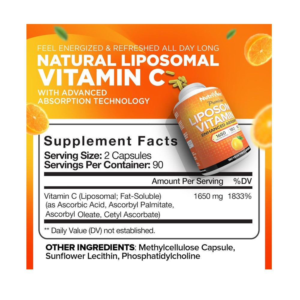 Nutrivein Liposomal Vitamin C Capsules