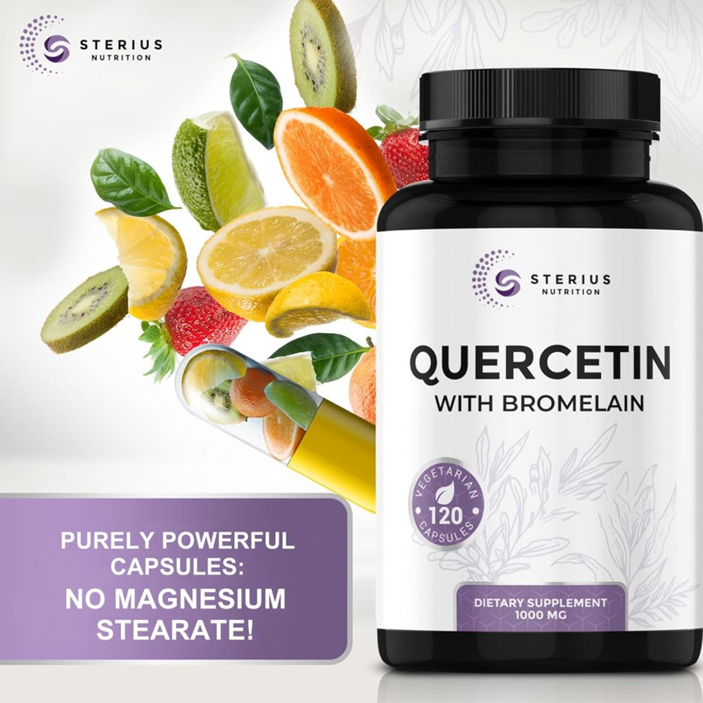 Sterius Nutrition Quercetin with Bromelain Capsules