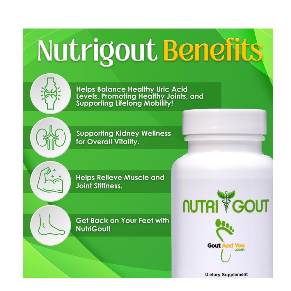 NutriGout Uric Acid Lowering Capsules