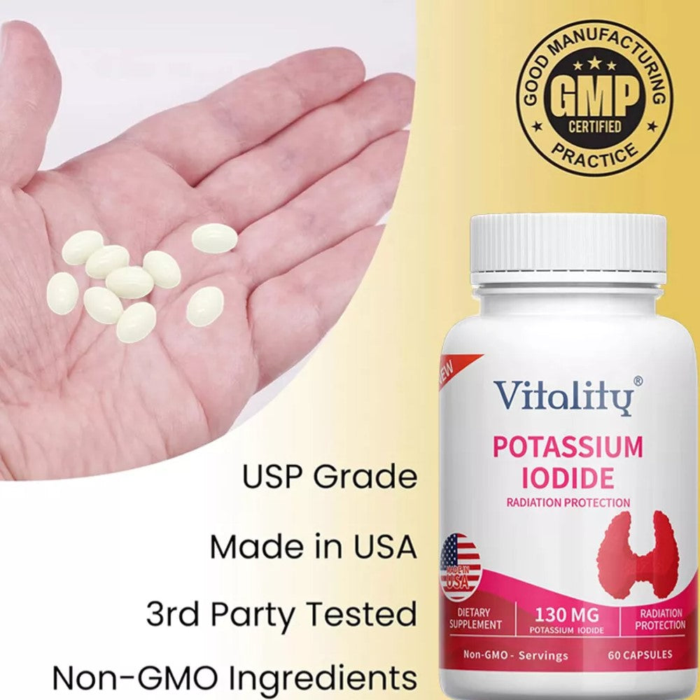 Vitality Potassium Iodine Capsules