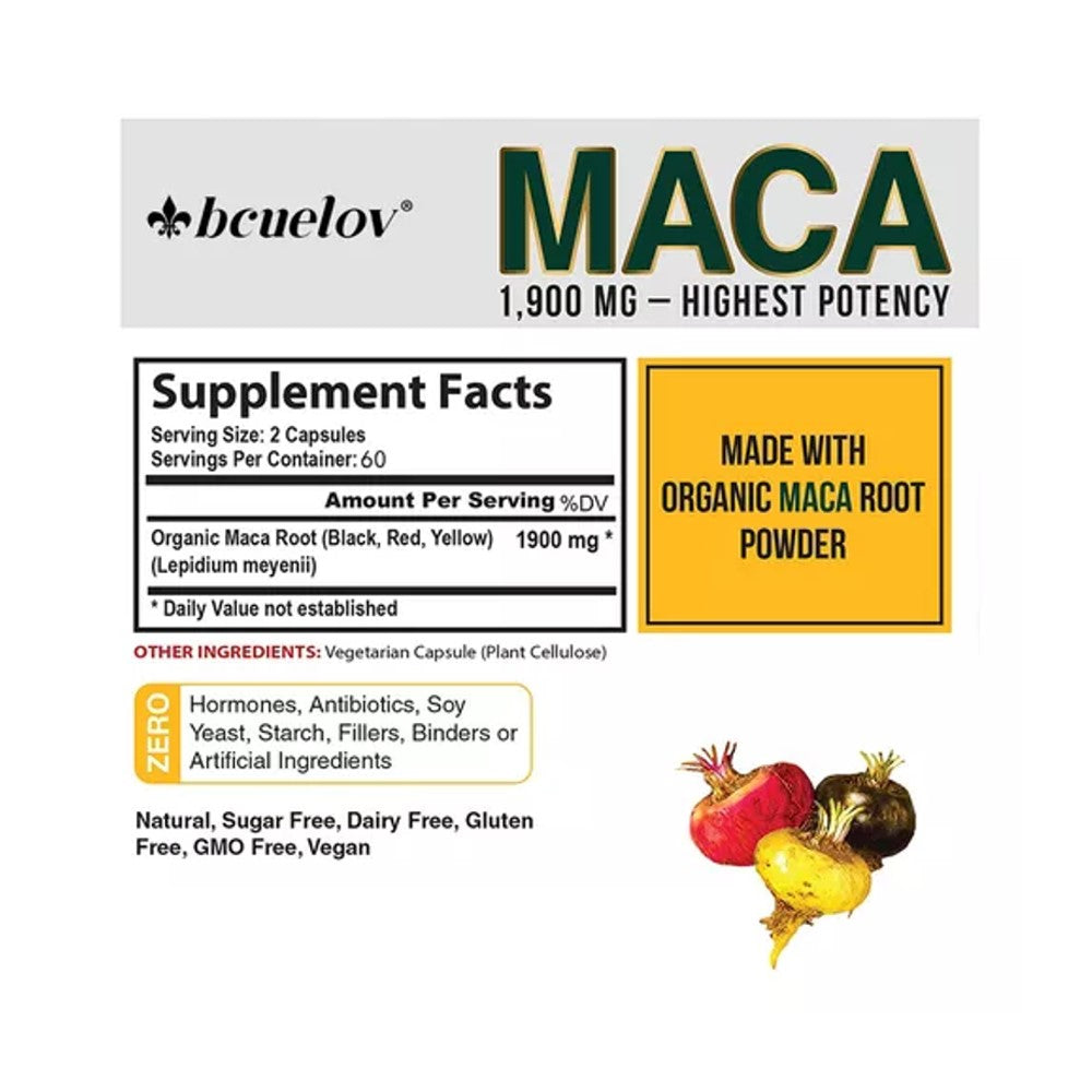 Bcuelov Maca Capsules