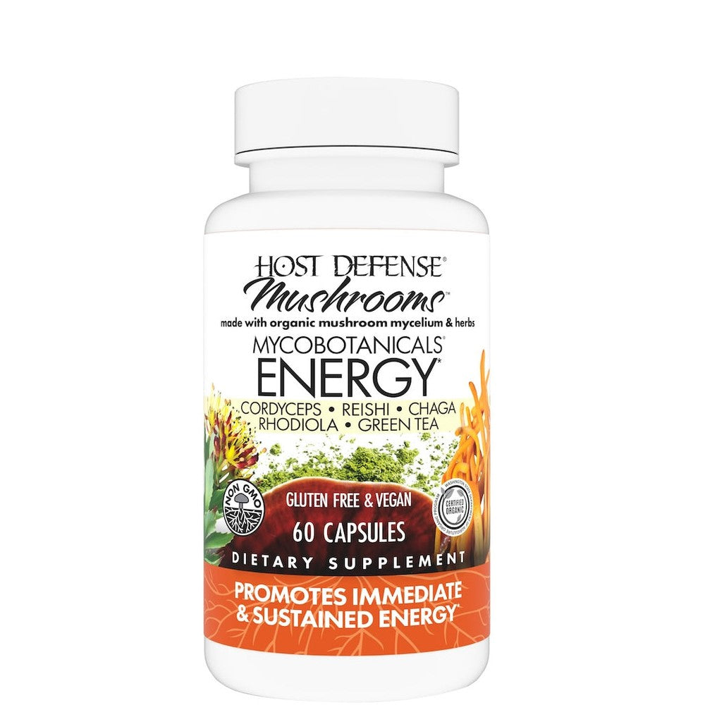 Host Defense Mushrooms Microbotanical Energy Capsules